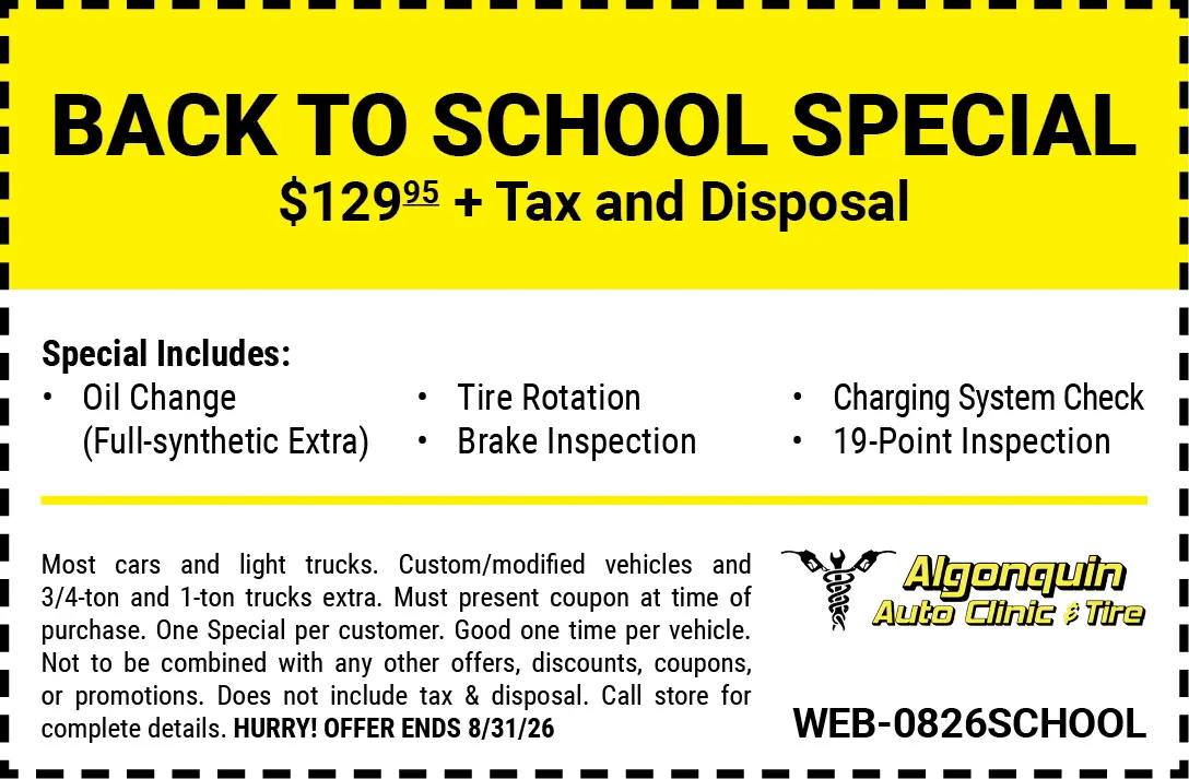 Back to School Special $129.95