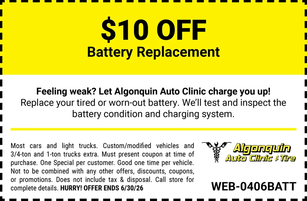 $10 Off Battery Replacement